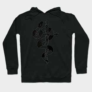 Moon serpent dagger Hoodie